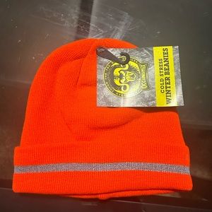 NWT Fleece Neon Winter Beanie